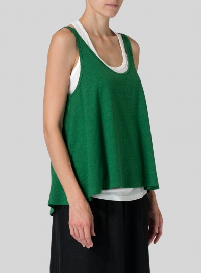 Linen Knit Sleeveless Top