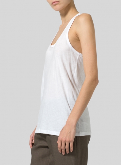 Lightweight-Cotton Racerback Camisole