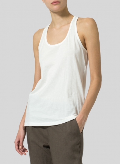 Lightweight-Cotton Racerback Camisole