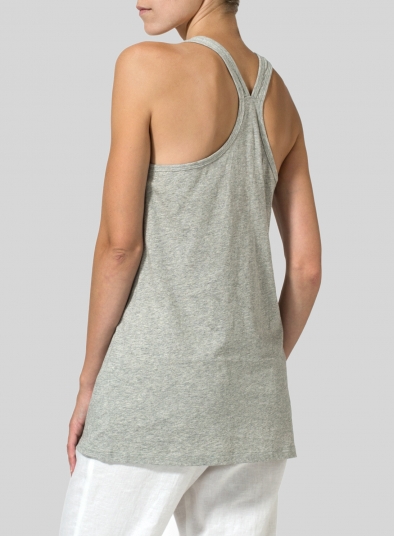 Lightweight-Cotton Racerback Camisole