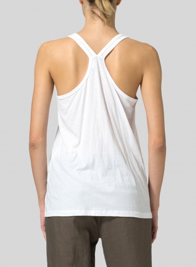 Lightweight-Cotton Racerback Camisole