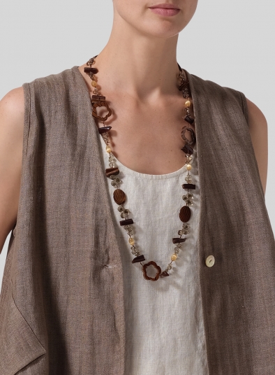 Brown Shell Necklace