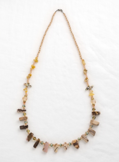 Multi-colour Stone Necklace 