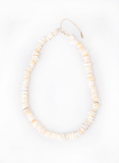 Natural Beach Style Creamy Shell Necklace