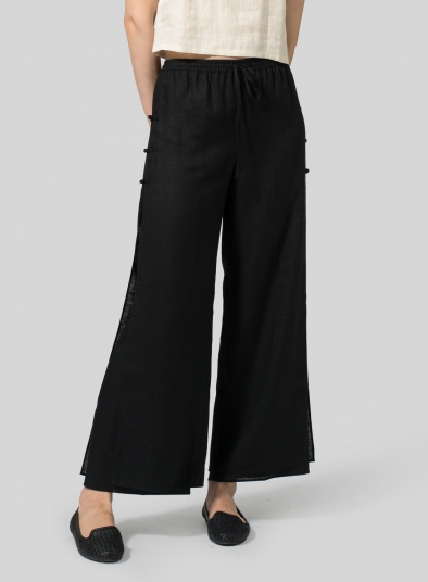 Linen Double Layers Pants