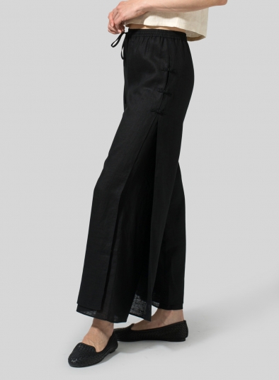 Linen Double Layers Pants