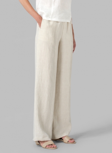 Linen Casual Extra Long Pants