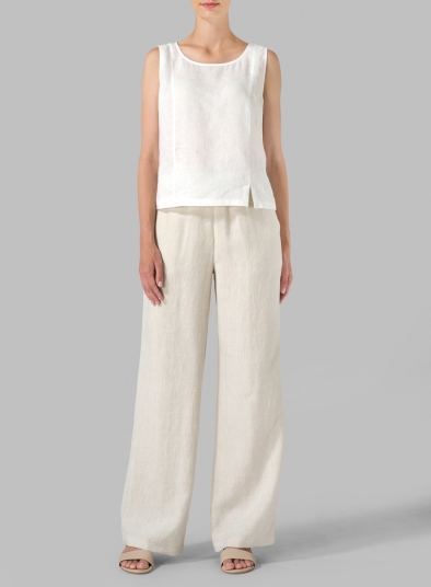 Linen Casual Extra Long Pants