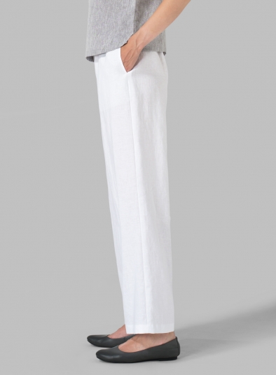 Linen Seasonless Regular Long Pants