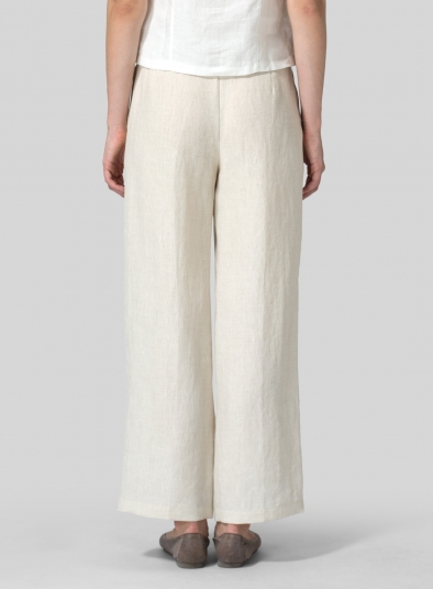 Linen Seasonless Regular Long Pants