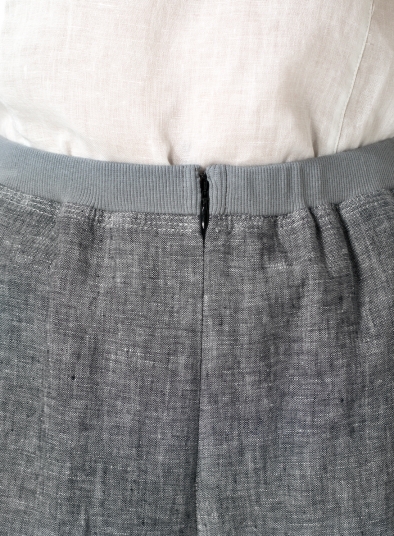 Linen Relaxed Crop Pants
