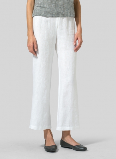 Linen Straight Leg Pants