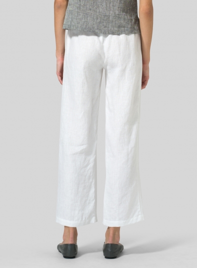 Linen Straight Leg Pants