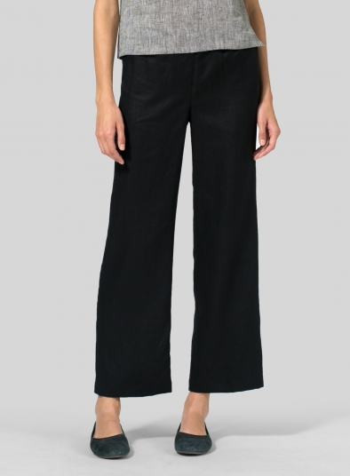 Linen Straight Leg Pants