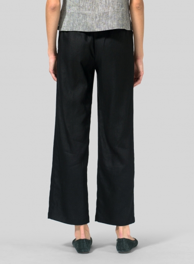 Linen Straight Leg Pants