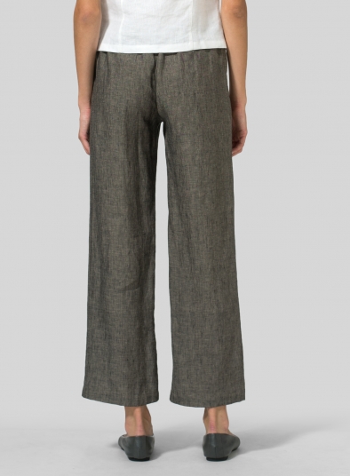 Linen Straight Leg Pants