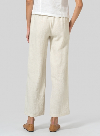 Linen Straight Leg Pants