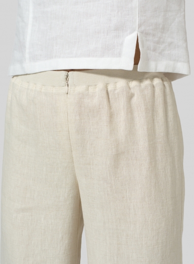 Linen Straight Leg Pants