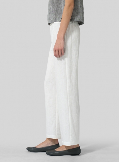 Linen Straight Leg Pants