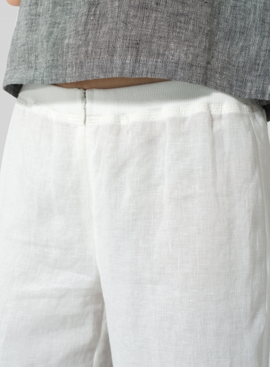 Linen Straight Leg Pants