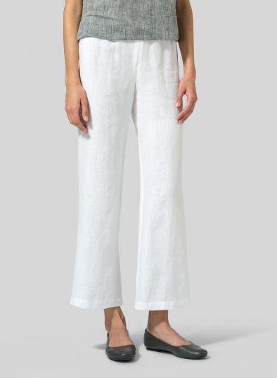 Linen Straight Leg Pants