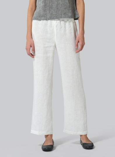 Linen Straight Leg Pants