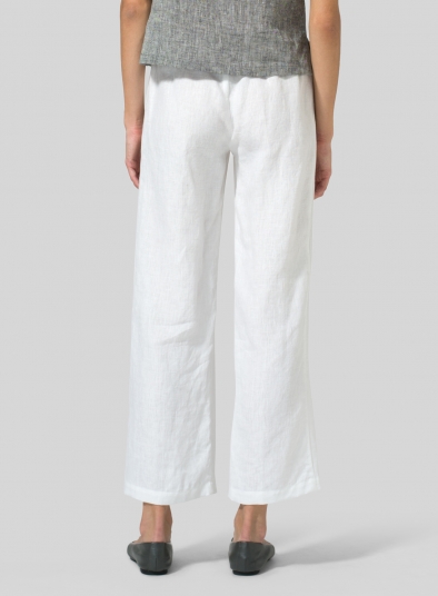 Linen Straight Leg Pants