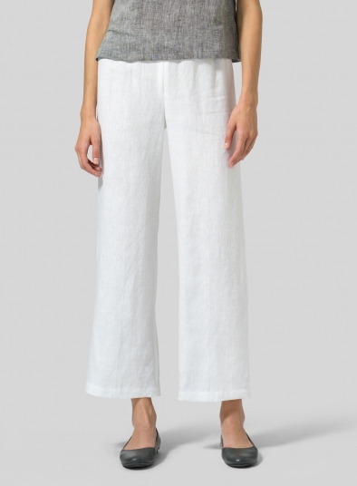 Linen Straight Leg Pants