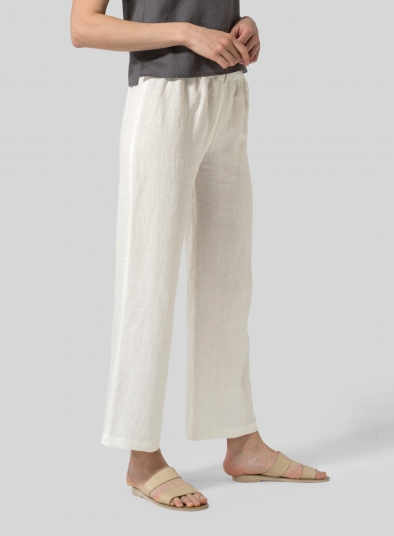 Linen Straight Leg Pants