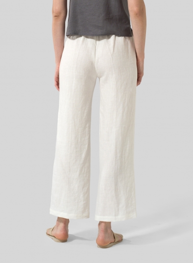 Linen Straight Leg Pants