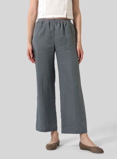 Linen Straight Leg Pants