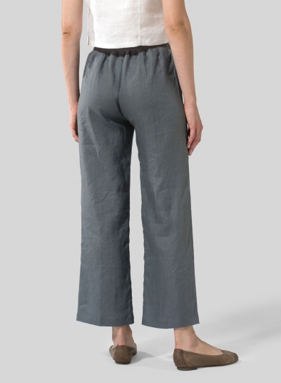 Linen Straight Leg Pants