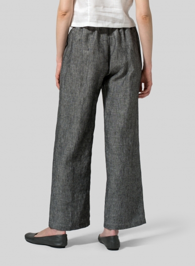 Linen Straight Leg Pants