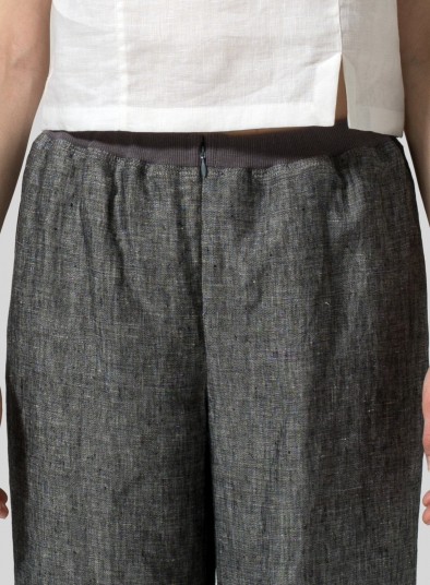 Linen Straight Leg Pants