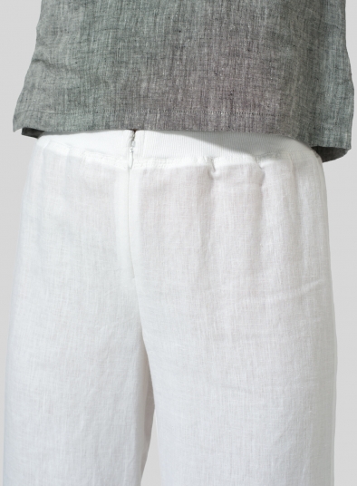 Linen Long Straight Leg Pants