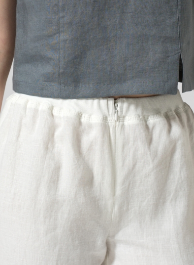 Linen Long Straight Leg Pants