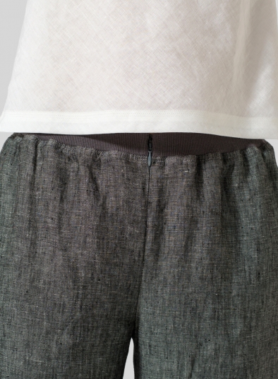 Linen Long Straight Leg Pants