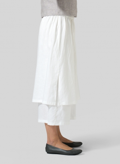 Linen Two-layer Culottes