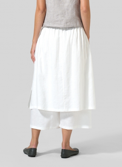 Linen Two-layer Culottes