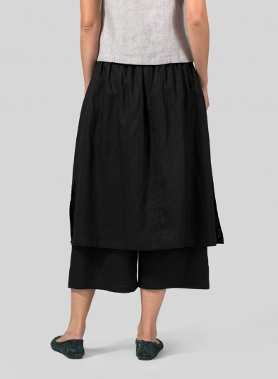 Linen Two-layer Culottes