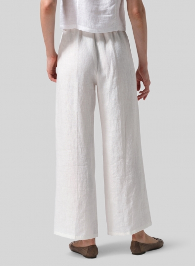 Linen Straight Long Pants