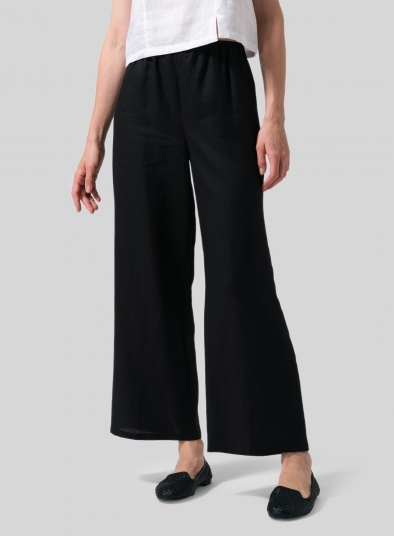 Linen Straight Long Pants