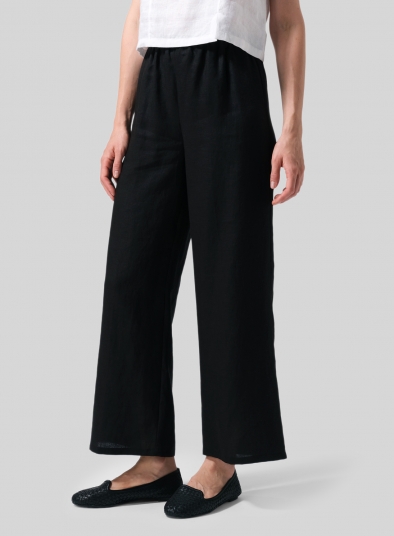 Linen Straight Long Pants