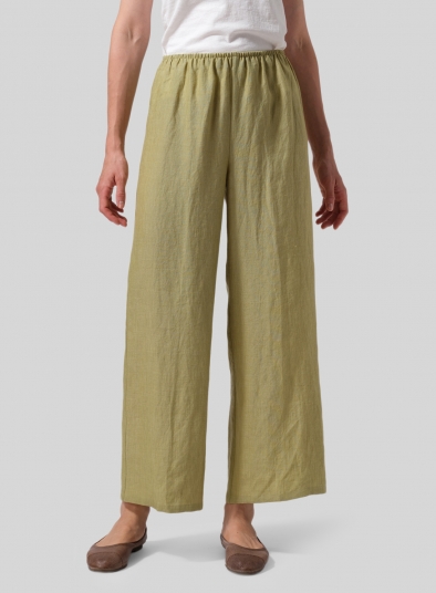Linen Straight Long Pants