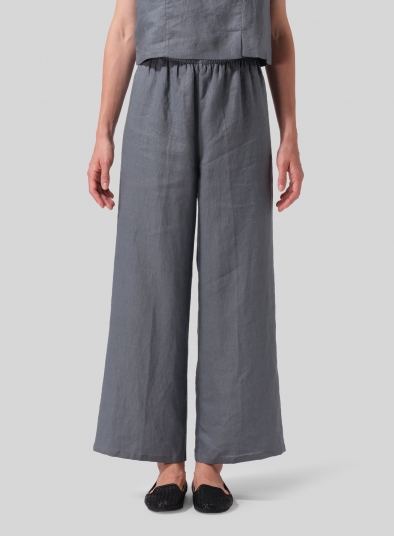 Linen Straight Long Pants