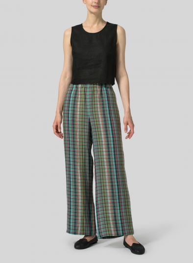 Linen Long Straight Pants