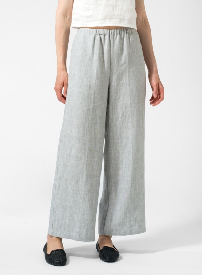 Linen Long Straight Pants