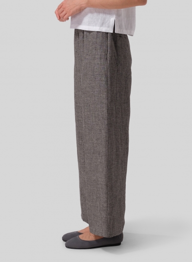 Linen Long Straight Pants