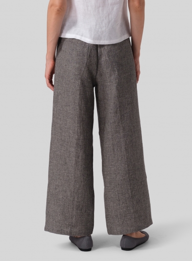 Linen Long Straight Pants