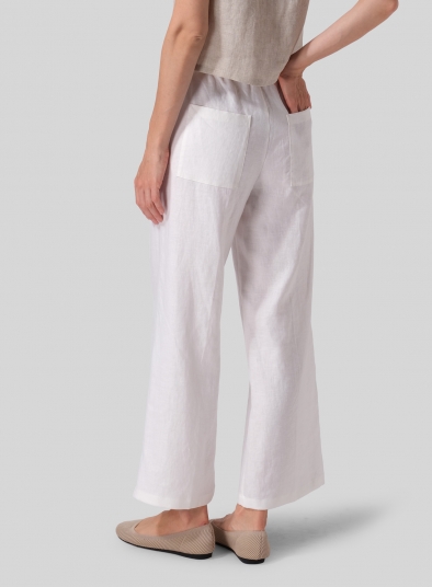 Linen Long Straight Pants